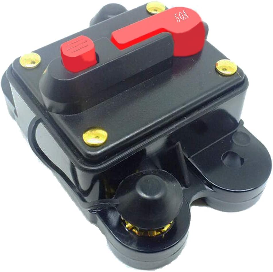 U-BCOO Manual Reset Waterproof Circuit Breaker With Switch Button Car Boat Truck Bus 12V 24V Fuse