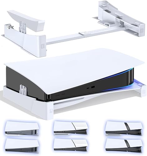 OIVO PS5 Horizontal Stand, PS5 Accessories Base Stand Compatible with Playstation 5 Console Disc & Digital Editions, Upgraded PS5 Desk Stand with Screw Fixing (Not Fit PS5 Slim)