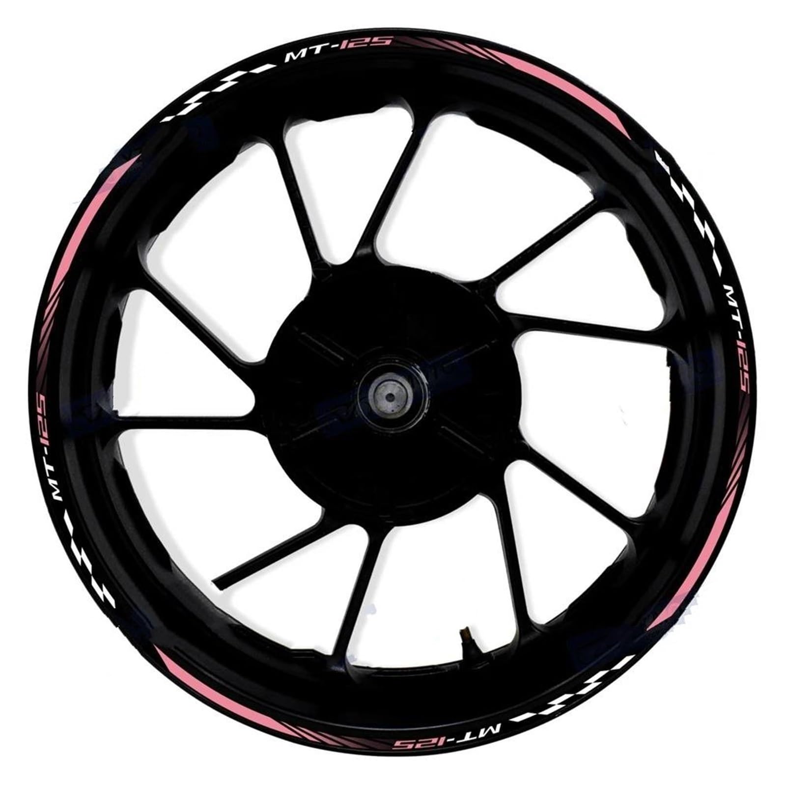 Motorcycle Tire Inner Stripe Rim Wheel Sticker for Yamaha MT-125 MT125 Motorbike