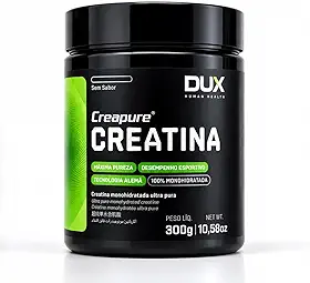 DUX Creatina Monohidratada Creapure Ultrapura 300g | Matéria-Prima Alemã de Alta Pureza para Força, Hipertrofia e Desempenho| Mundo Guilhas