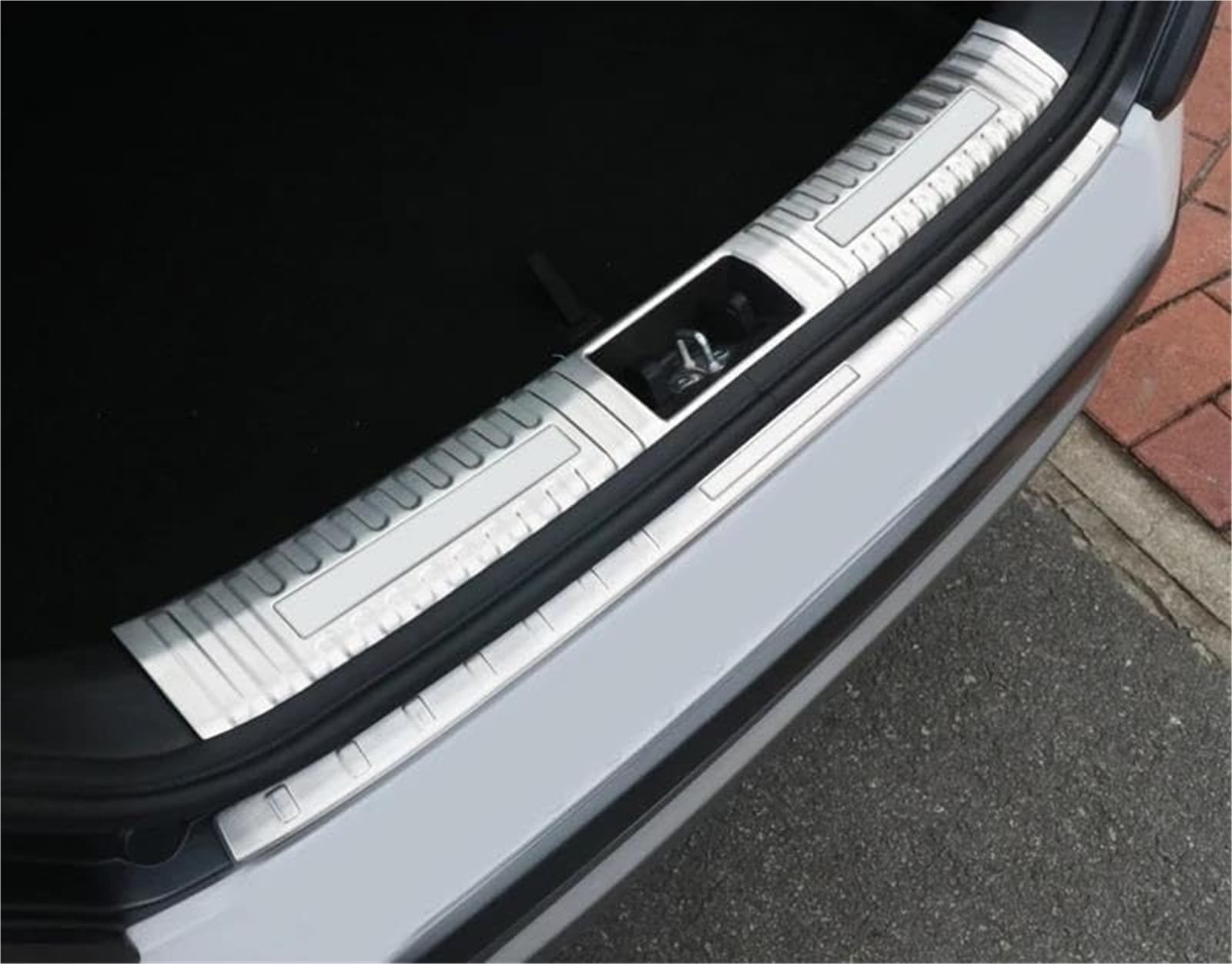 2 szt., dla Hyundai, dla Kona 2017 2018-2022 wewnętrzna zewnętrzna osłona tylnego zderzaka osłona płyty wykończenia akcesoria samochodowe Osłona zderzaka samochodowego