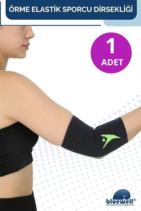 Bluewell Orthopedic Elbow | Athlete Elbow Support | Knitted Elastic Protector | For Tennis, Fitness, Volleyball, Training | Unisex