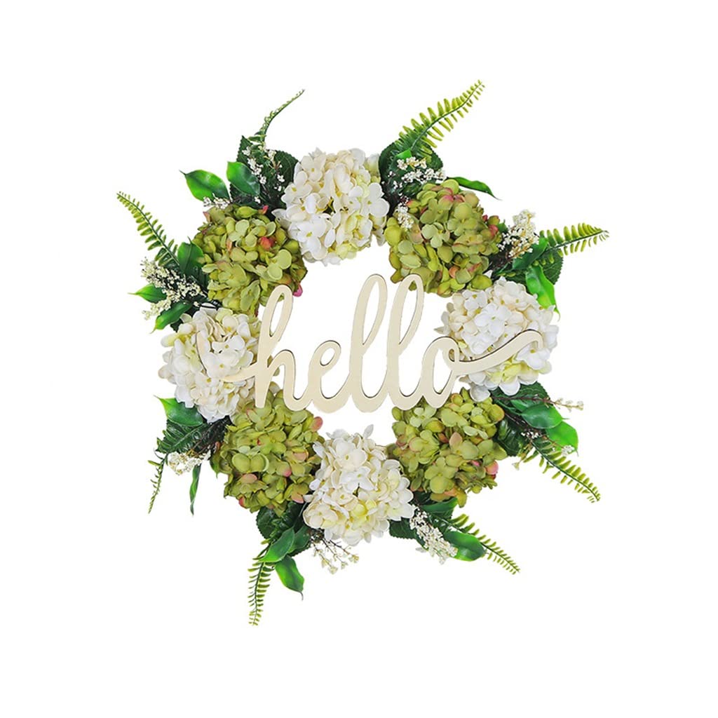 Guirlande de porte Hello pour sublimer votre décoration de vacances printanière