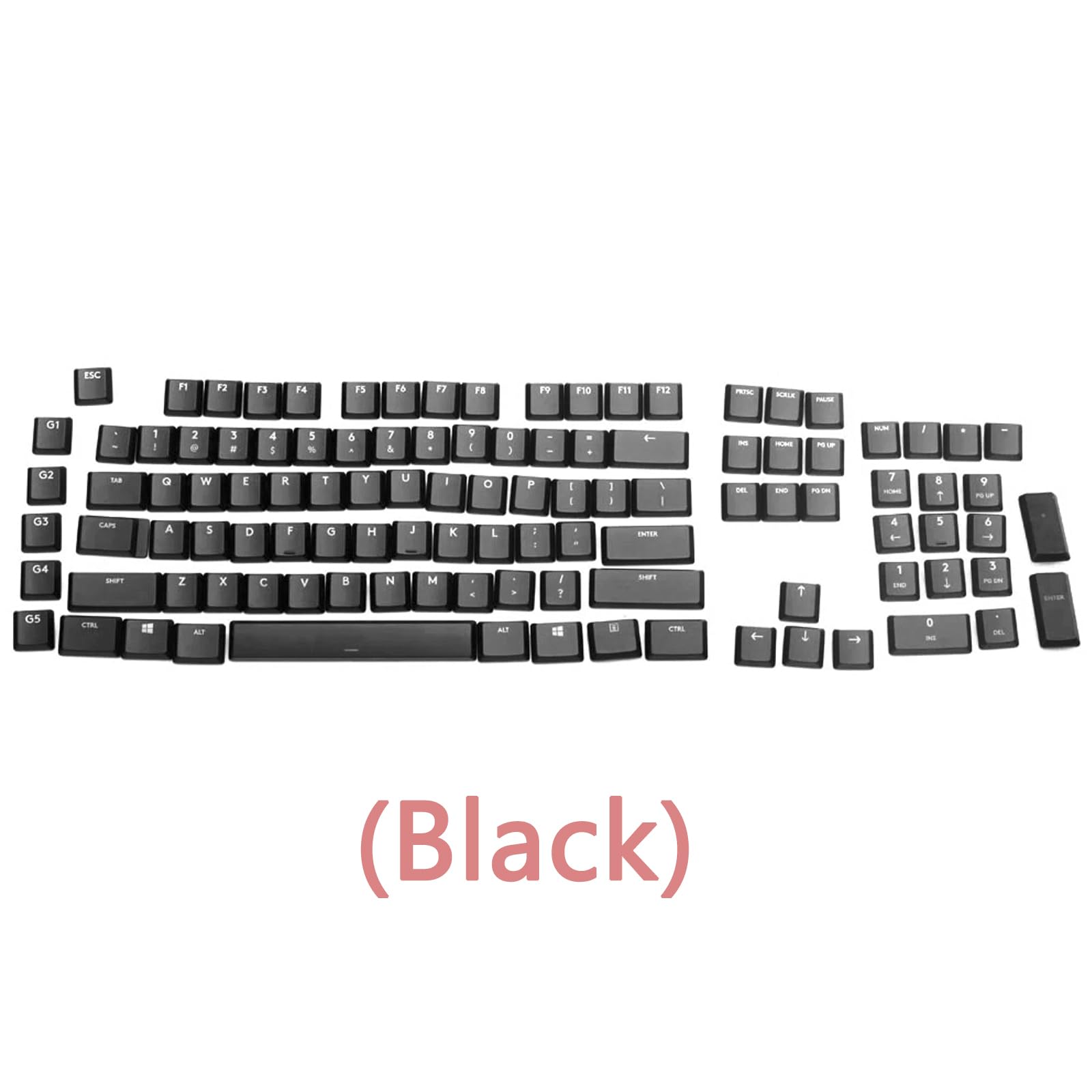 Zamienne nasadki klawiszy do klawiatury Logitech G915/G913/G815/G813 TKL, 109-częściowy zestaw klawiszy ABS do mechanicznej klawiatury gamingowej, kompatybilne z klawiaturami RGB Logitech G Series