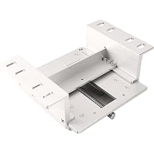 Asixxsix Manual Outboard Motor Jack Plate, 6 inch Adjustable Aluminum Jack Plate, setbacks Aluminum for Boat Steering System, with 30 Horsepower Engine Support