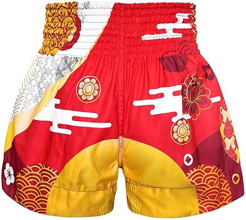 Miniatura 3 de Tuff Sport Pantalones cortos de boxeo Muay Thai Estilos Tradicionales MMA Entrenamiento Kickboxing
