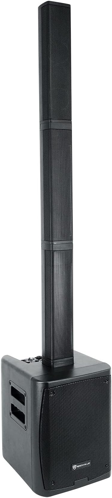 - Titan Portable Array 1200W Battery Powered PA DJ Speaker System w/Subwoofer, Bluetooth 5.0, Rechargeable Battery, Built-in Mixer, for Outdoor Events and Small Gigs