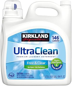 Kirkland Signature Ultra CleanLiquid Laundry Detergent, 146 loads, 194 fl oz