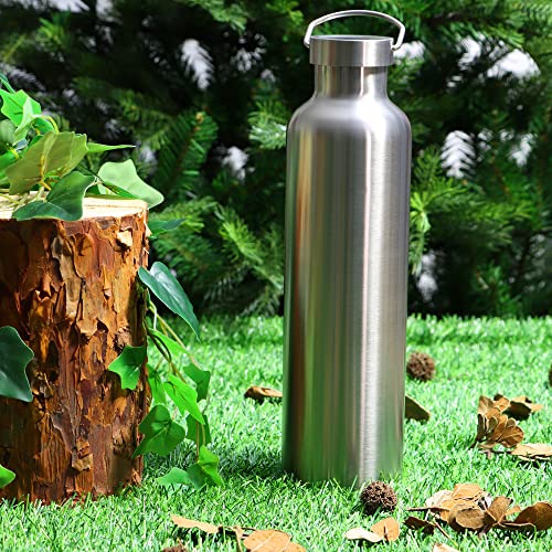 Robin Goods® stainless steel drinking bottle with handle thermo camping bottle, break-proof and BPA-free - Image 2