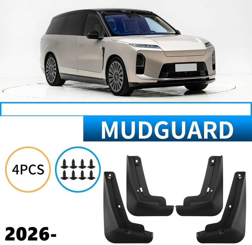 Car Splash Proof Fender For Nio ES8 2026- Front Rear Splash Guards Mudguards 4Pcs/Set Splash-proof Anti-mud