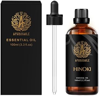 Aromatherapy Hinoki Essential Oil for Air Freshener, 100ml 100% Pure Hinoki Essential Oil for Diffuser, 3.3oz Aromatherapy Hinoki Oil for Candle Making, 100% Pure Hinoki Oil for Oil Burner