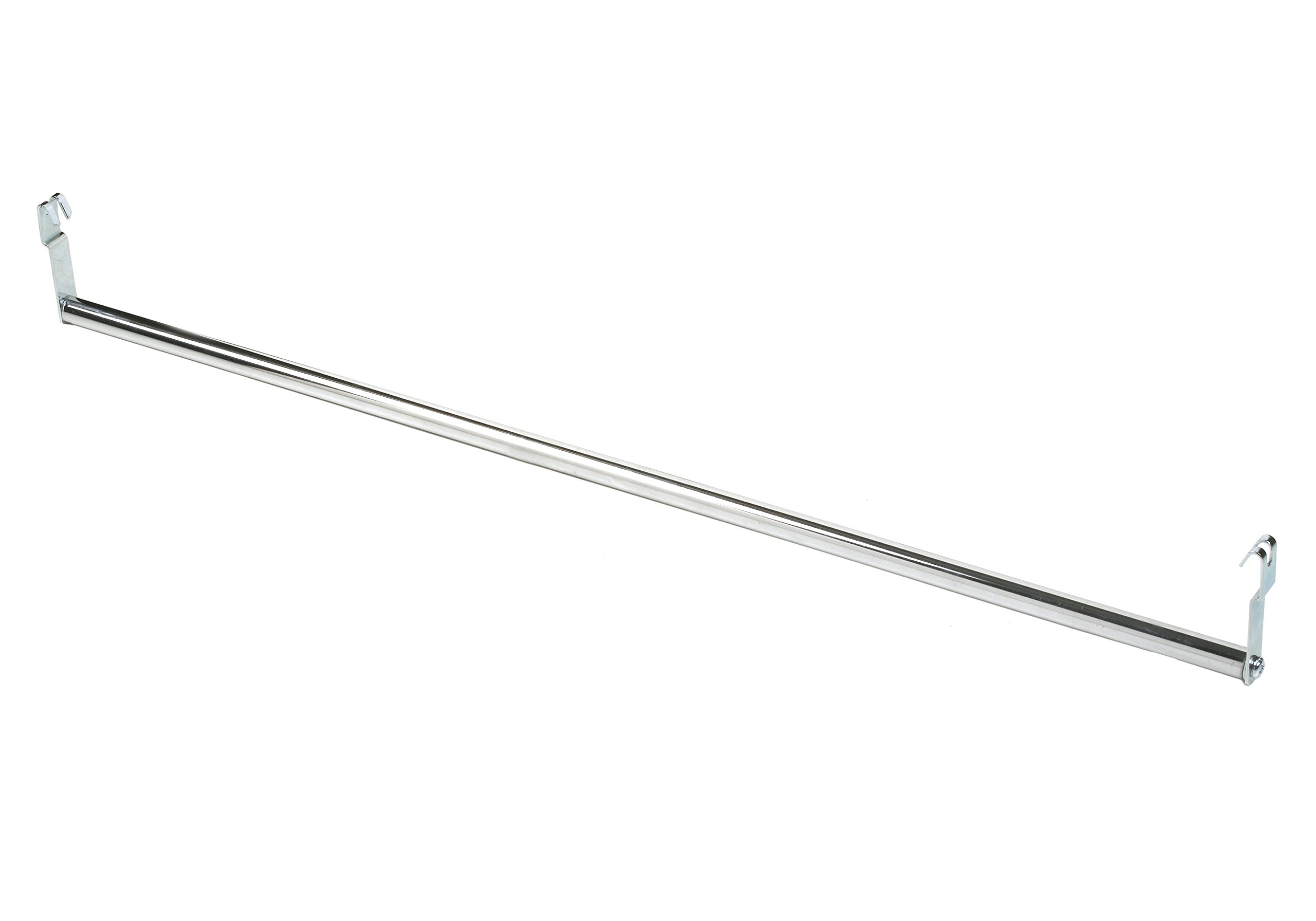 Archimede Sistema Componibile, Barra Porta Abiti, Grigio (Cromato), 152.00 x 1.00 x 1.00 cm