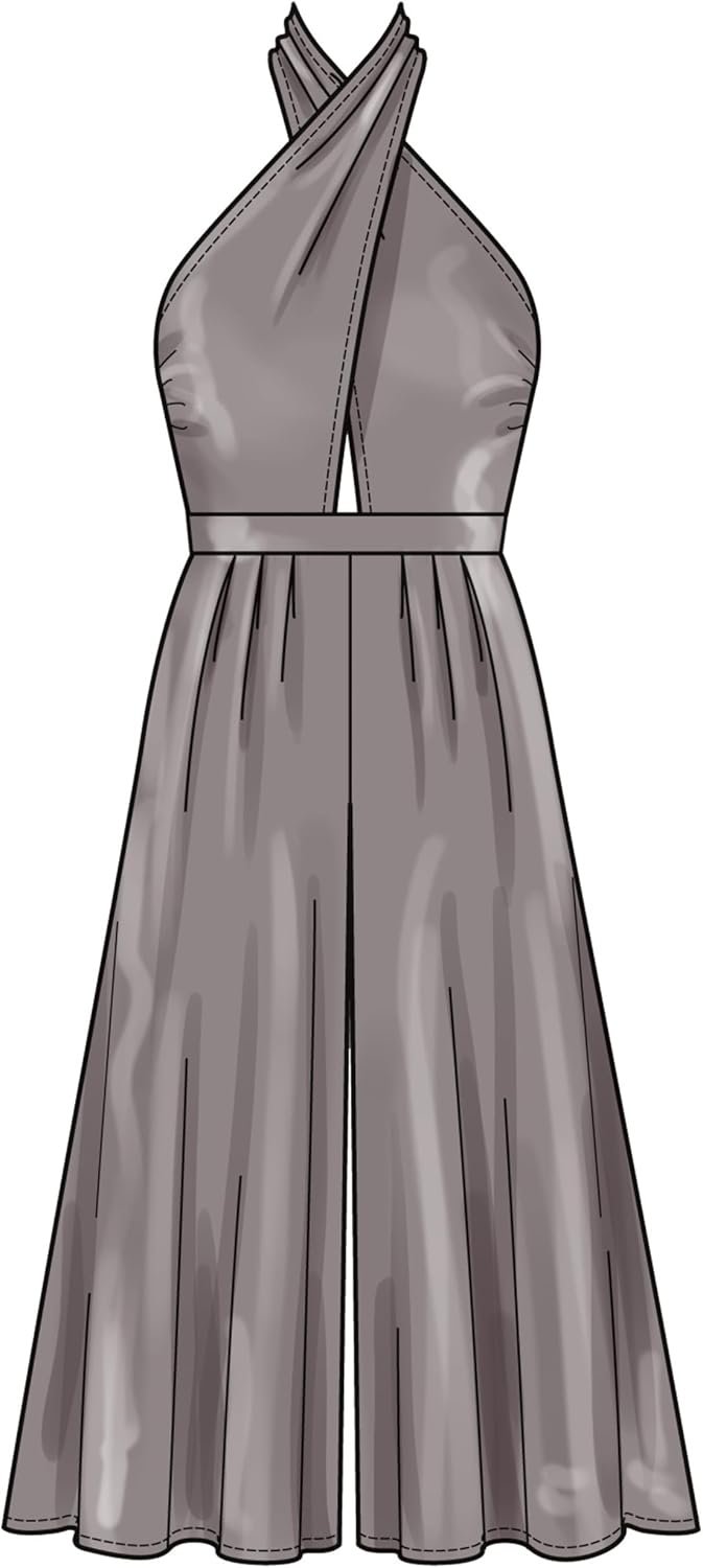 New Look UN6798A Misses' Close-Fitting Romper and Jumpsuit Sewing Pattern Packet, Design Code N6798, Sizes 6-8-10-12-14-16