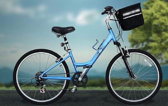 Pet-Pilot MAX Dog Bicycle Basket Carrier | 8 Color Options for Your Bike (Blue)