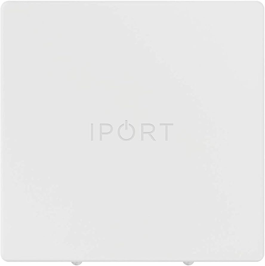 IPORT Luxe (LuxePort) WallStation iPad Wall Mount - Compatible with All Luxe Cases for iPad mini 4 and 5, iPad 9.7, 10.2, 10.5 - White