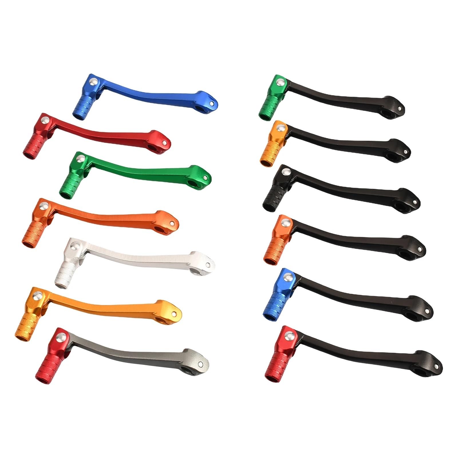 UECDRY Folding Gear Shift Lever Motorcycle CNC Aluminum Folding Gear Shift Lever for Bosuer 110/125/140/150/160/250cc Dirt Bike Pit Bikes