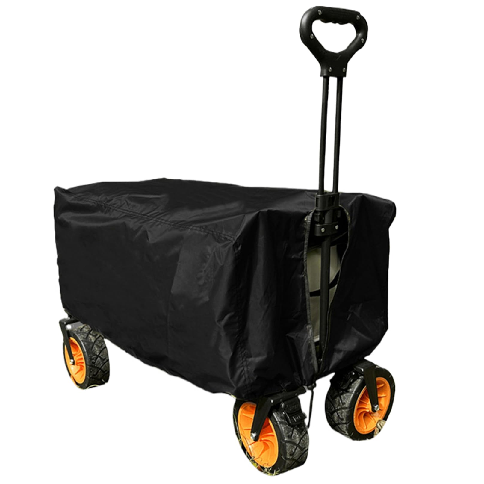 Pineeseatile Wagon Rain Cover Waterproof Festival Trolley for Camping, 35x20x18 Inch, Folding Wagon Cover UV-Resistant Garden Trolley