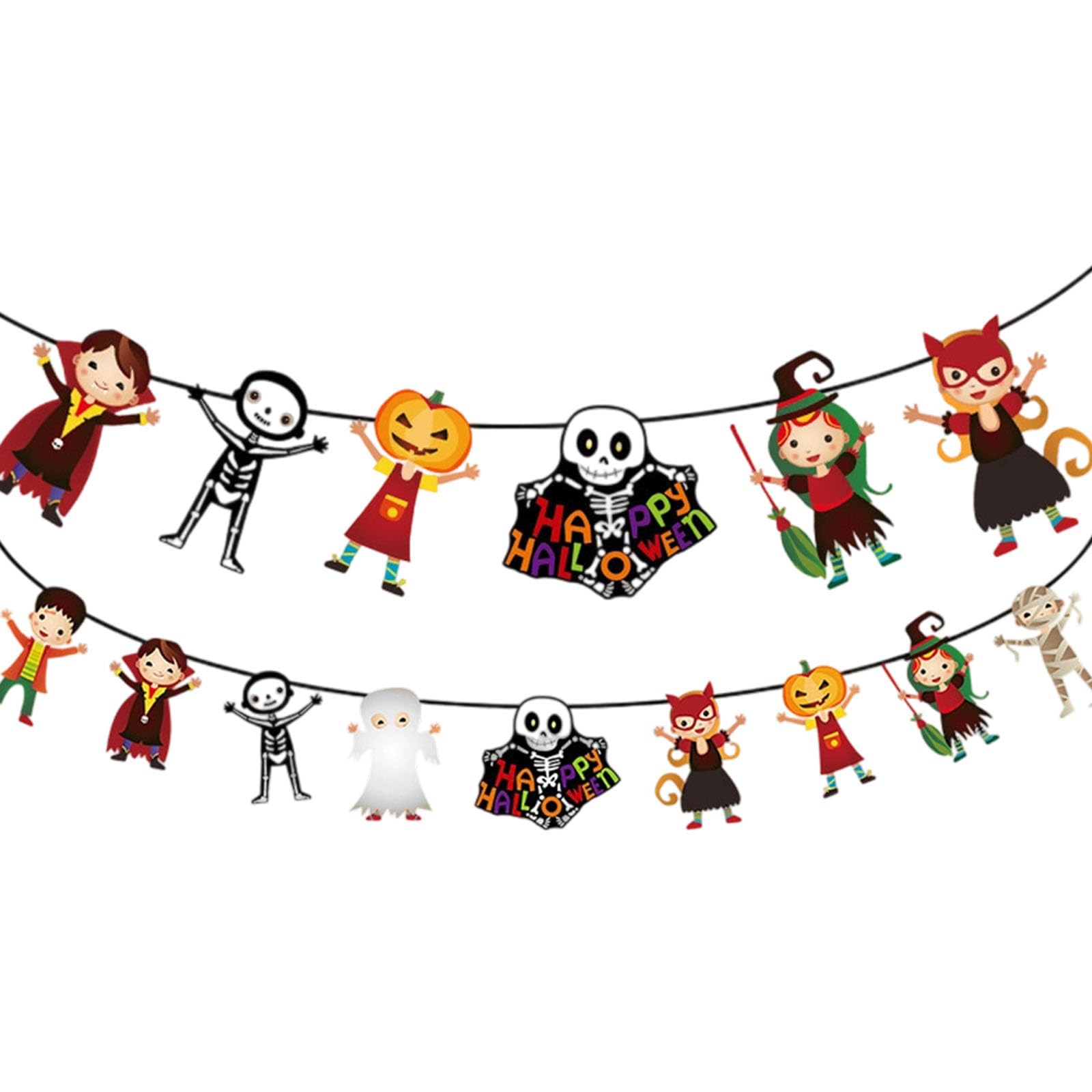 Tsophreniq Halloween Decoration Party Banners Pumpkin Triangle Pennant Decorations for Indoor and Outdoor Holiday Centerpieces Pumpkin Halloween Banners