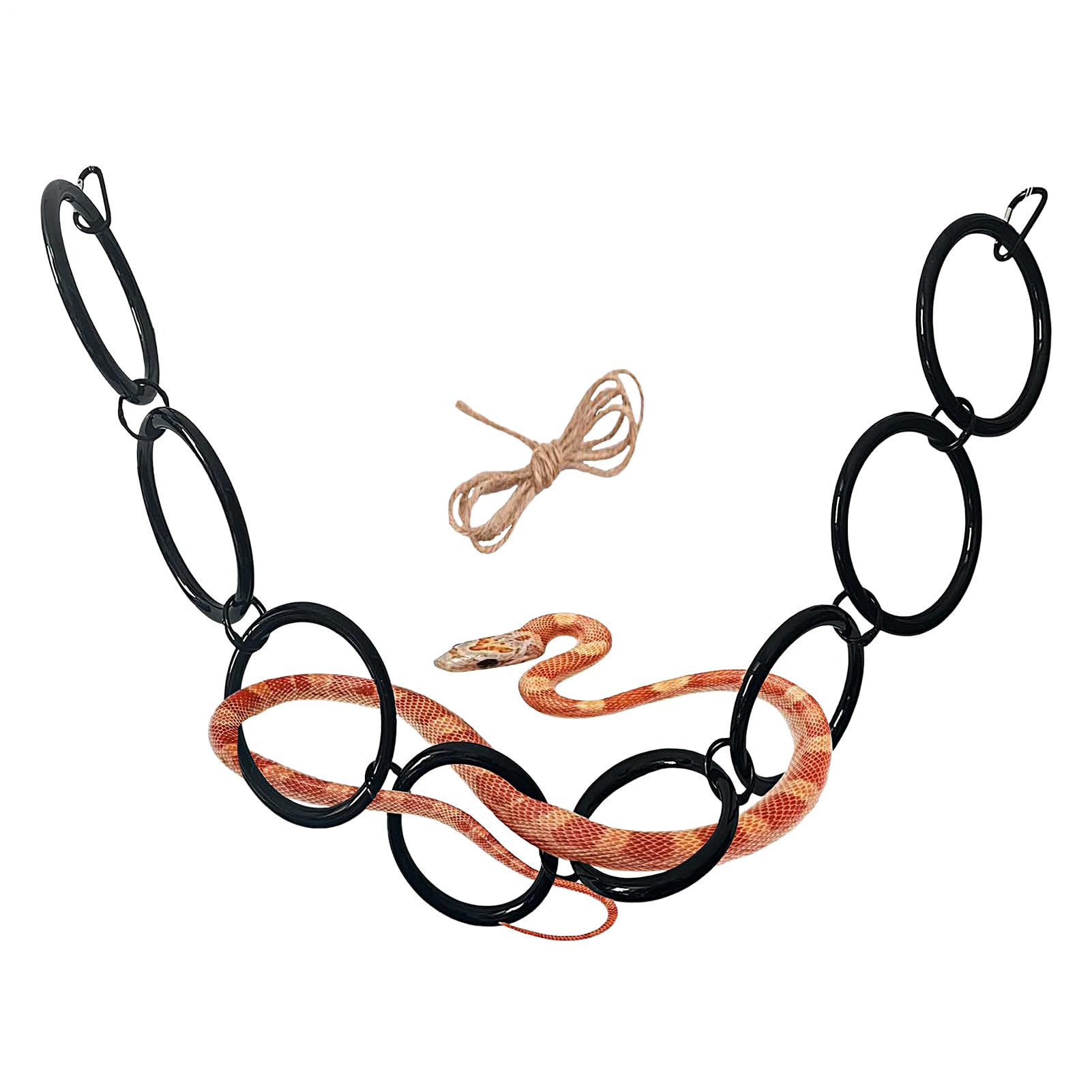 Vesidoloy Snake Enrichment - Climbing Reptile Toys,Reptiles & Amphibian Supplies for Viewing Room Youth Home Women Zoo Living Room Wall Fences Bedroom