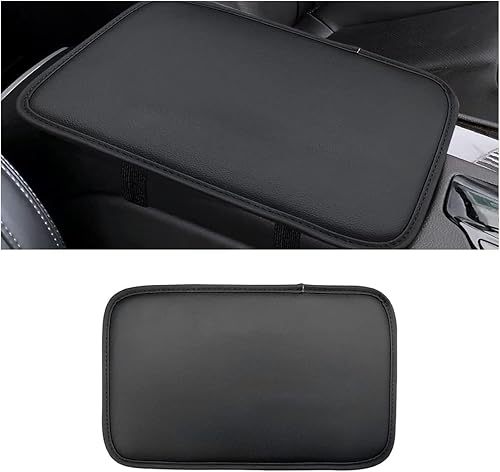 Miniatura 119 de Cojín de cuero para consola central de automóvil, 11.4 x 7.4 pulgadas, impermeable, funda para reposabrazos, accesorios de protección