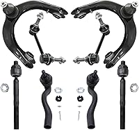 Vista 743 de Detroit Axle - Kit de suspensión frontal de 8 piezas para Dodge Journey 2009-2015, 2 brazos de control inferiores, 2 rótulas, 2 varillas