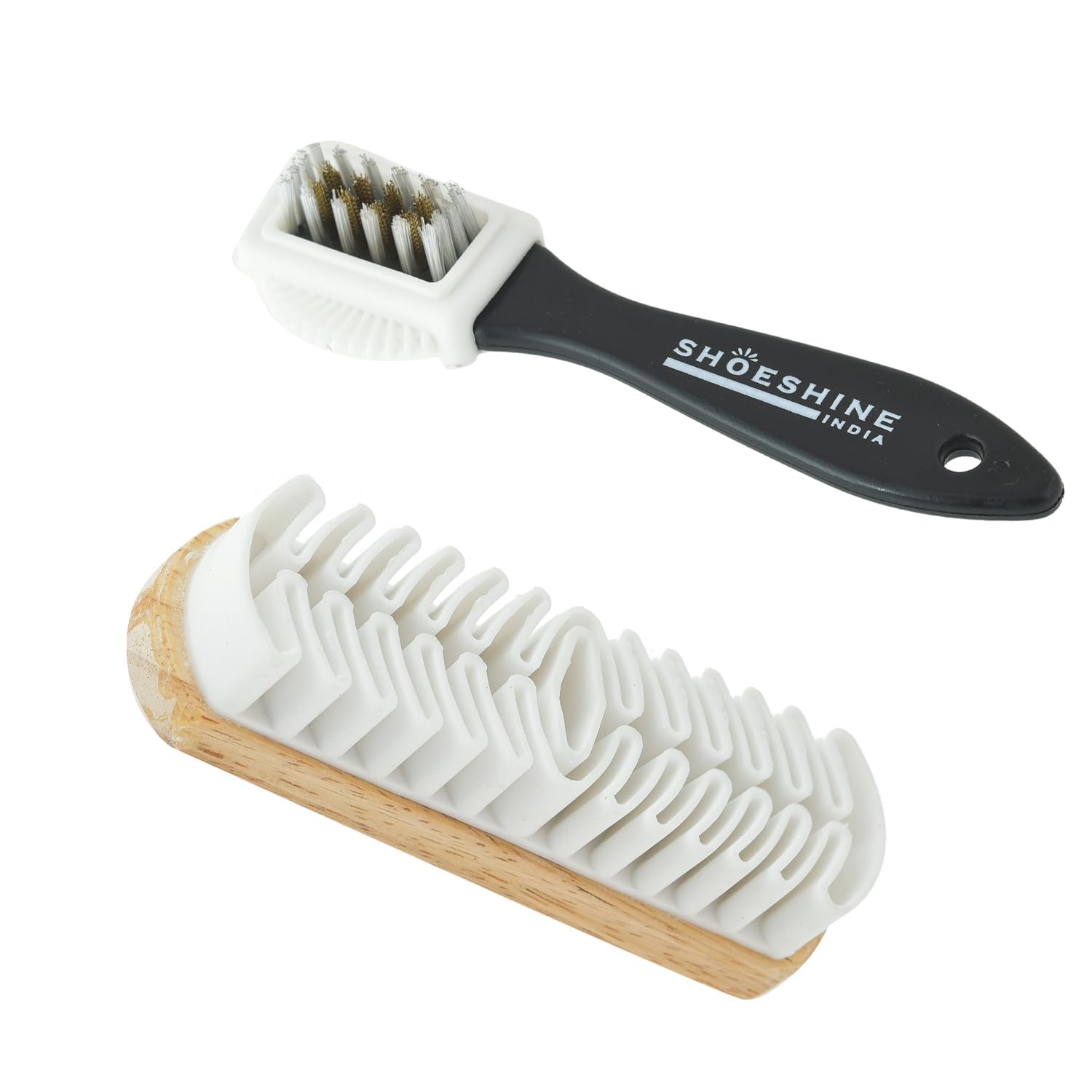 SHOESHINE Suede & Nubuck Shoe Cleaning Brush 4-Way Leather Cleaner Brush For Shoes & Boot And Crepe Rubber Brush (1 + 1), Black (B0BRJJQMJC) Amazon Price History, Amazon Price Tracker