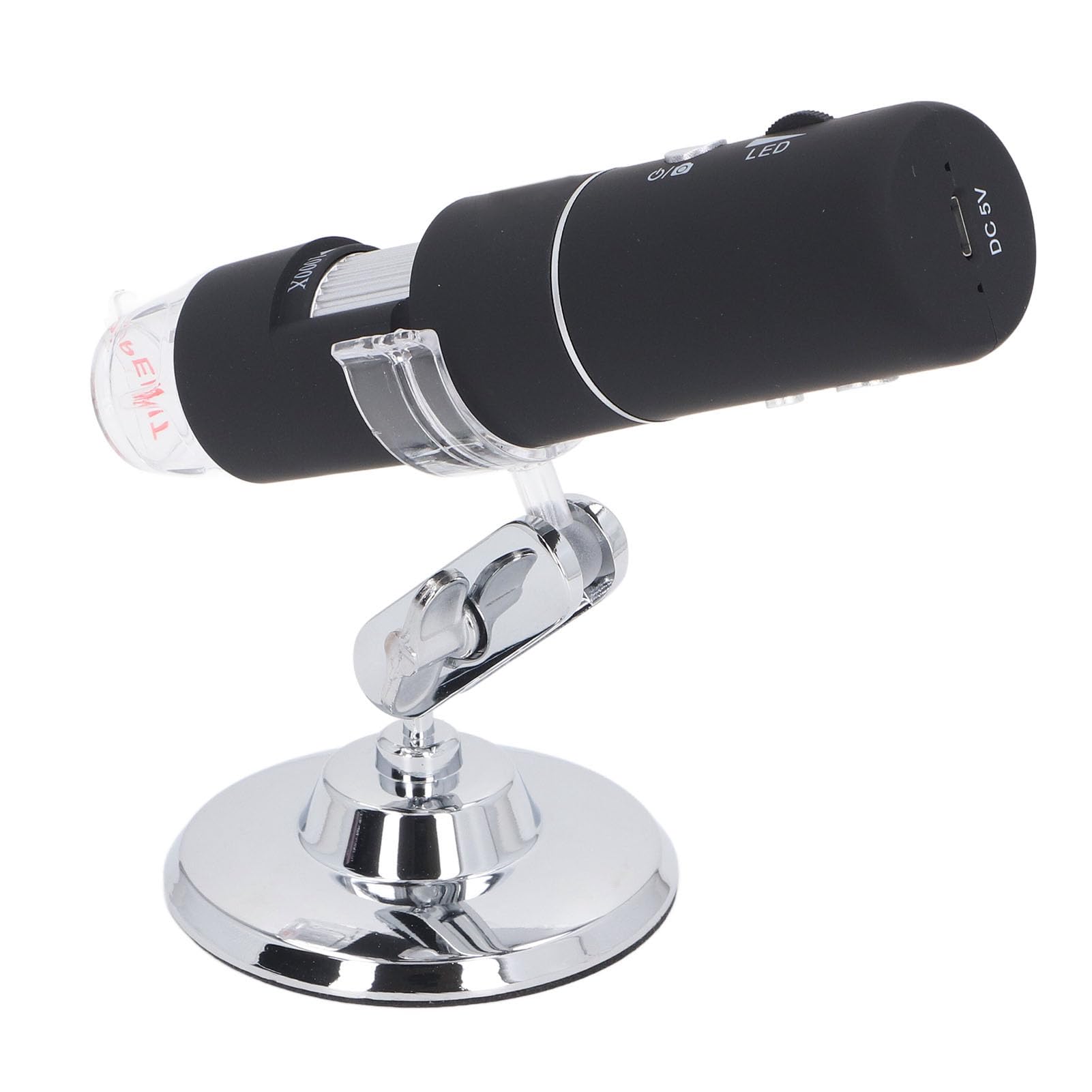 Haofy WiFi-Digitalmikroskop 1000X HD Wireless Handheld USB-Münzkamera-Lupe für IOS (Black)