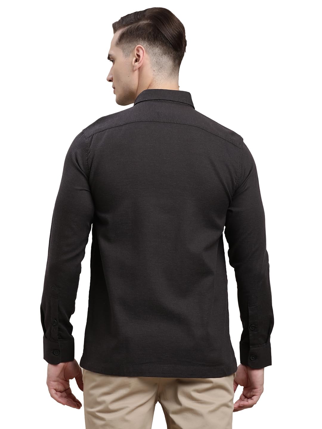 Turtle Camicia denim da uomo in puro cotone, vestibilità comoda