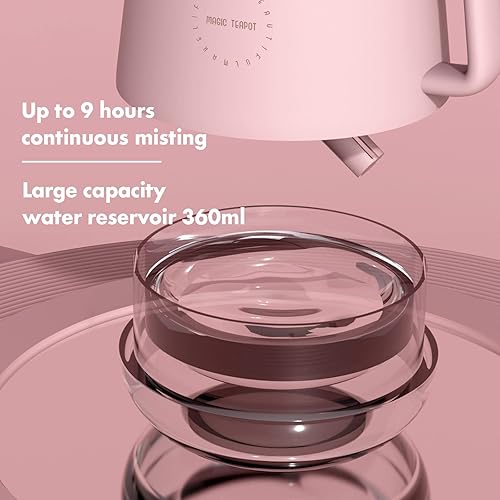 Miniatura 5 de Difusor de lámpara de sal, humidificador de niebla fría 3 en 1 y difusor de aromaterapia y lámpara de sal del Himalaya, humidificador de nano spray