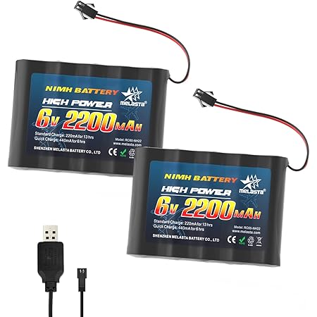 Batteria Ricaricabile Ni-MH 9.6V 2400mAh Con Connettore SM-2P - Alta - Foto 2