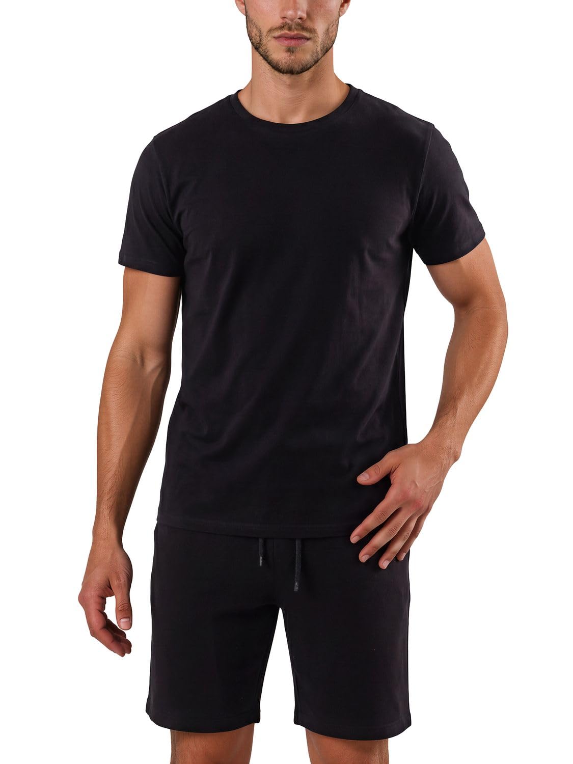 Pierre Cardin Lot de 4 t-shirts pour homme, coupe régulière
