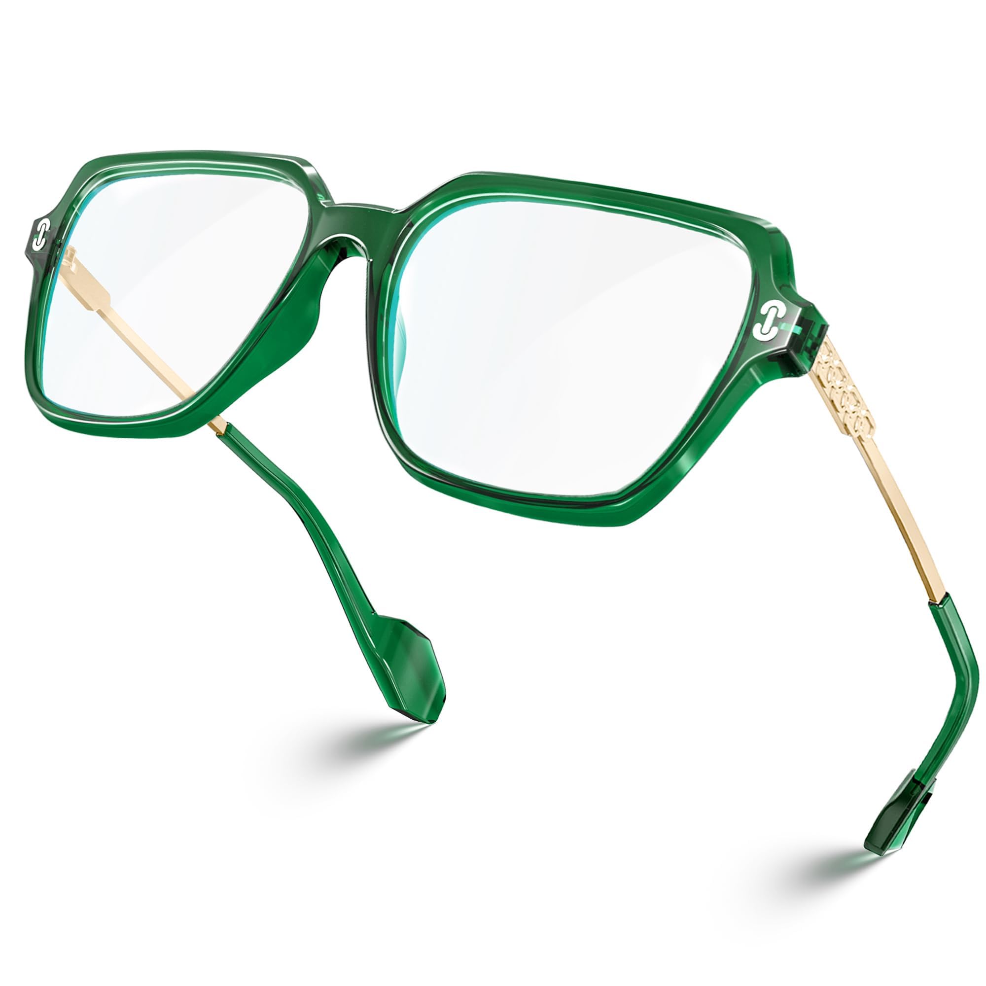 Amazon.com: VISOONE Oversized Blue Light Blocking Glasses  display picture 1