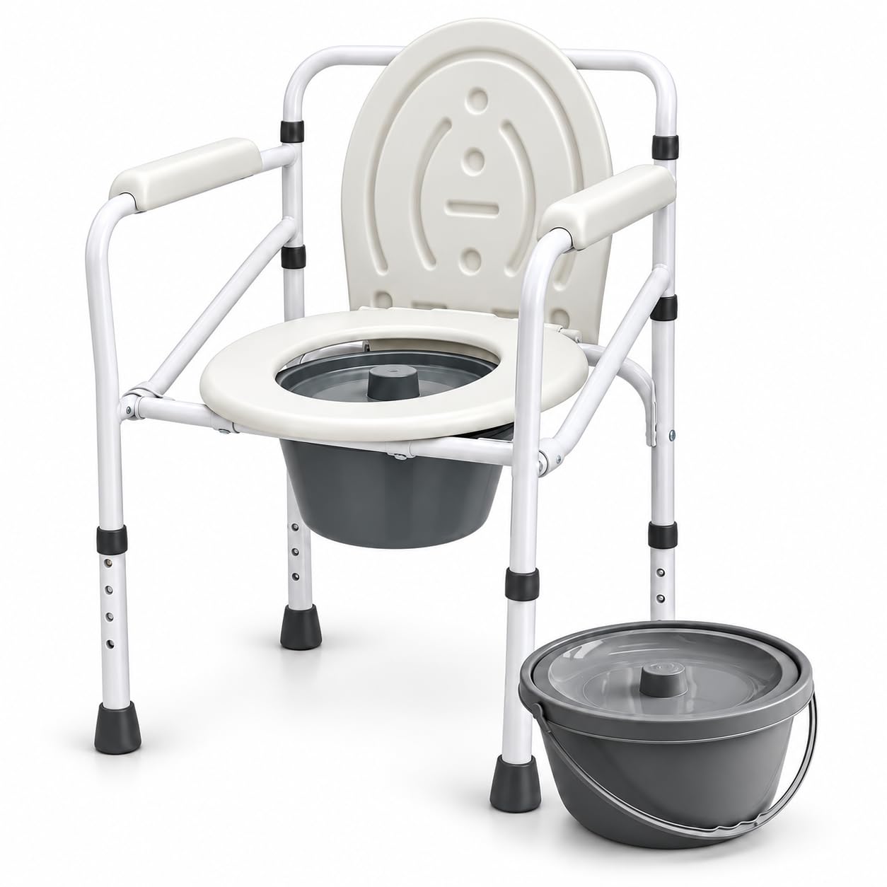 Silla Cómodo Plegable 3 En 1 Con Cubeta