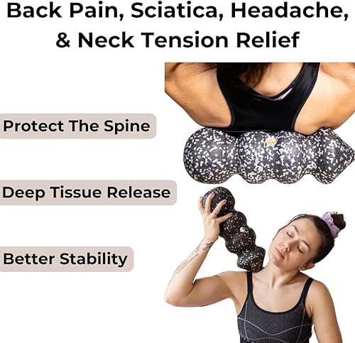 Miniatura 2 de Rollga Punto el mejor rodillo de espuma para terapia física. Rodillo de masaje de tejido profundo para recuperación muscular, alivio del dolor de