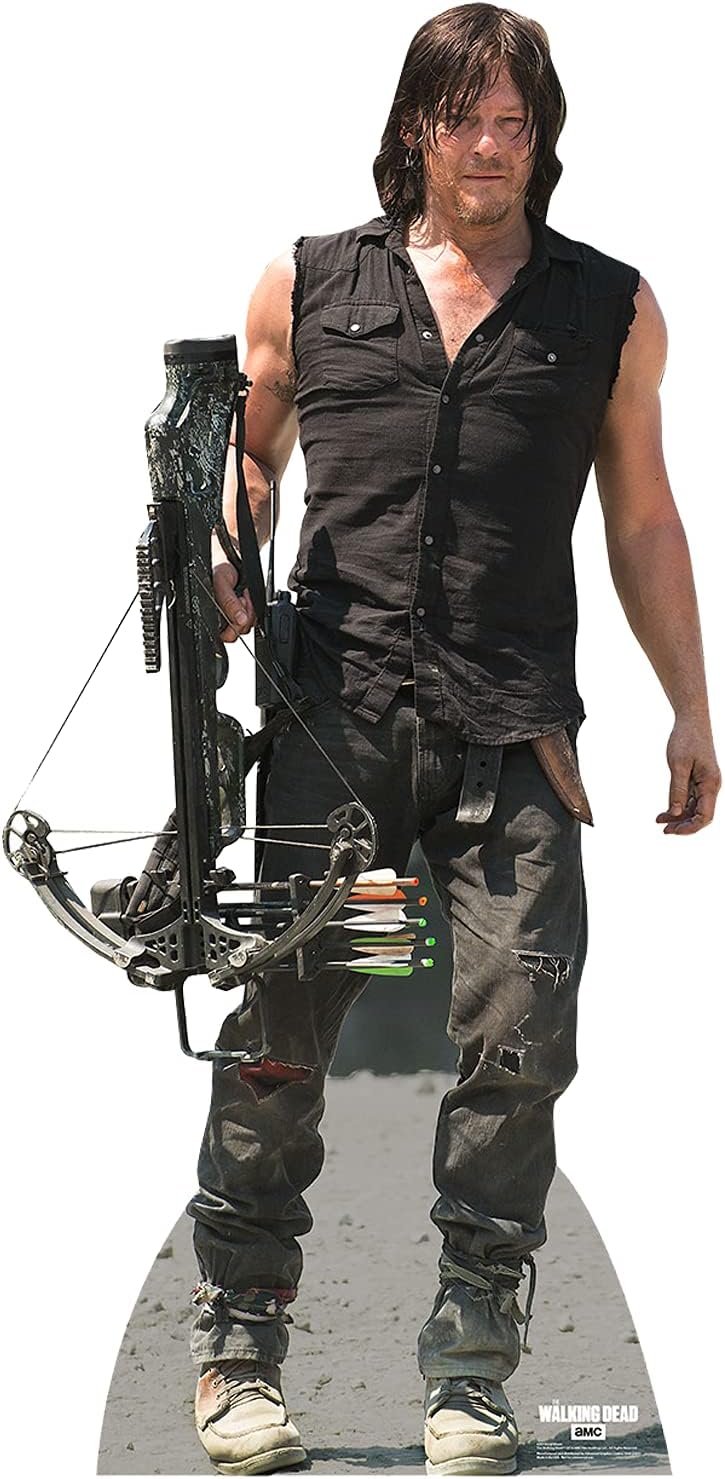 The Walking Dead Daryl with Crossbow 01 Cardboard Cut Out Standee, Officially Licensed