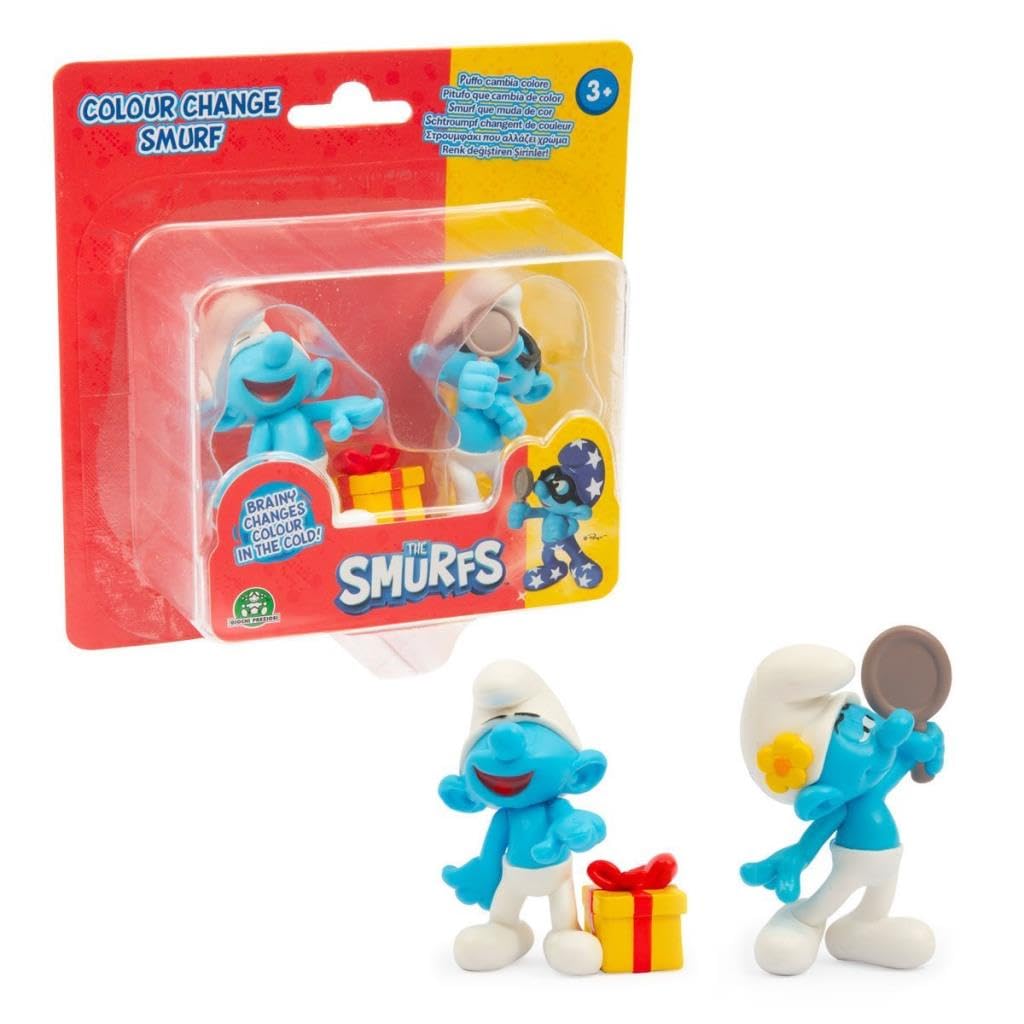Amazon.com: PUF34000 Smurfs Color Changing Figures Pack of 2