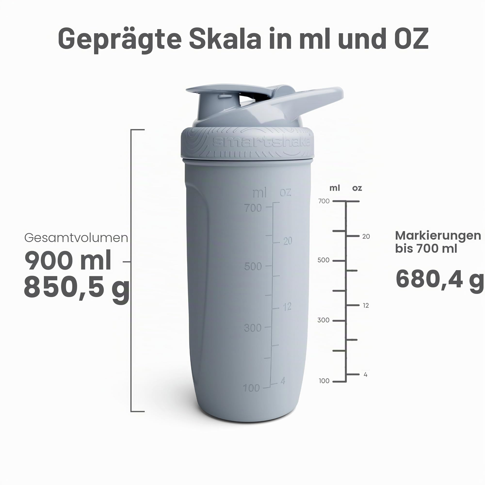 SmartShake Reforce Stainless Steel - Rock Band Collection, Iron Maiden Somewhere In Time - 900 ml.