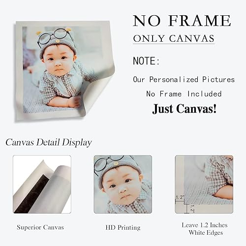 Miniatura 5 de Impresiones en lienzo personalizadas con tus fotos arte de pared en lienzo personalizado con imágenes personalizadas de 4 x 6 pulgadas lienzo