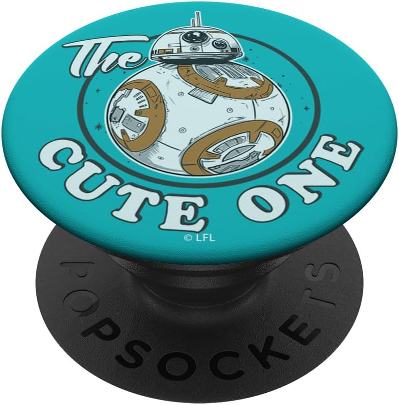Star Wars BB8 I Am The Cute One Retro Portrait PopSockets MagSafe PopGrip for iPhone