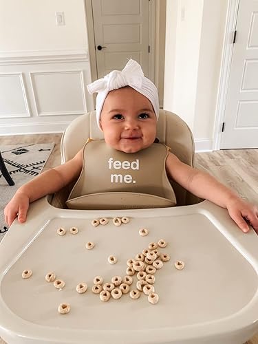 Miniatura 8 de Denver James Baberos de alimentación de silicona, aptos para lavavajillas. Impermeables. Ajustables.