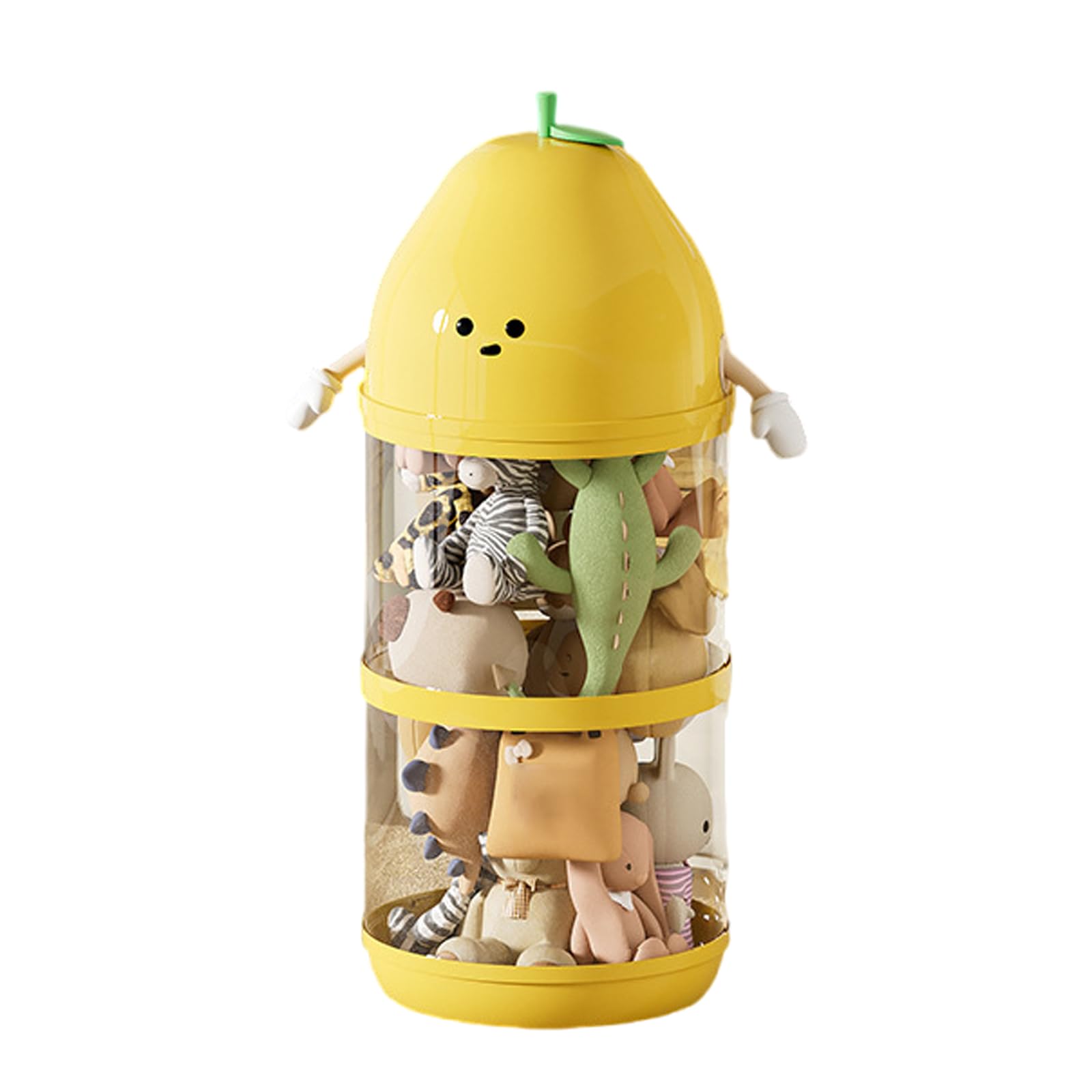 BCJMKDX Toy storage, Stuffed Animal Organizer Tube,Transparent Doll Storage,Plush Display Bucket(88.5 * 27cm)