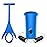 Jellas 4.6 Inch Wide Sock Aid Kit - Long Rope Assist Device for Seniors, Limited Mobility, Post-Surgery | No Bend Sock Helper & Remover | Easy On/Off Socks Tool (Blue)