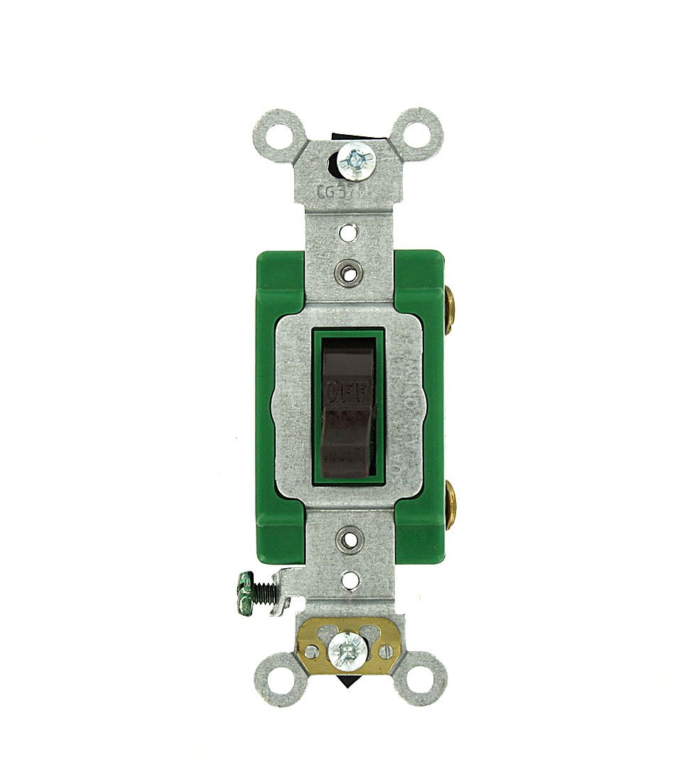 Leviton 3031 2 30 Amp 120 277 Volt Toggle Single Pole AC Quiet Switch leviton-3031-2-30-amp-120-277-volt-toggle-single-pole-ac-quiet-switch