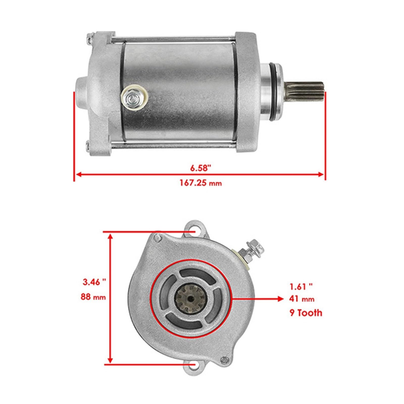 Démarreur De Remplacement pour Arctic Cat ATV 400 500 650 Utv Prowler XT 18796 OEM : 31100-44D20 31100-44D21 Smu0299 410-54062