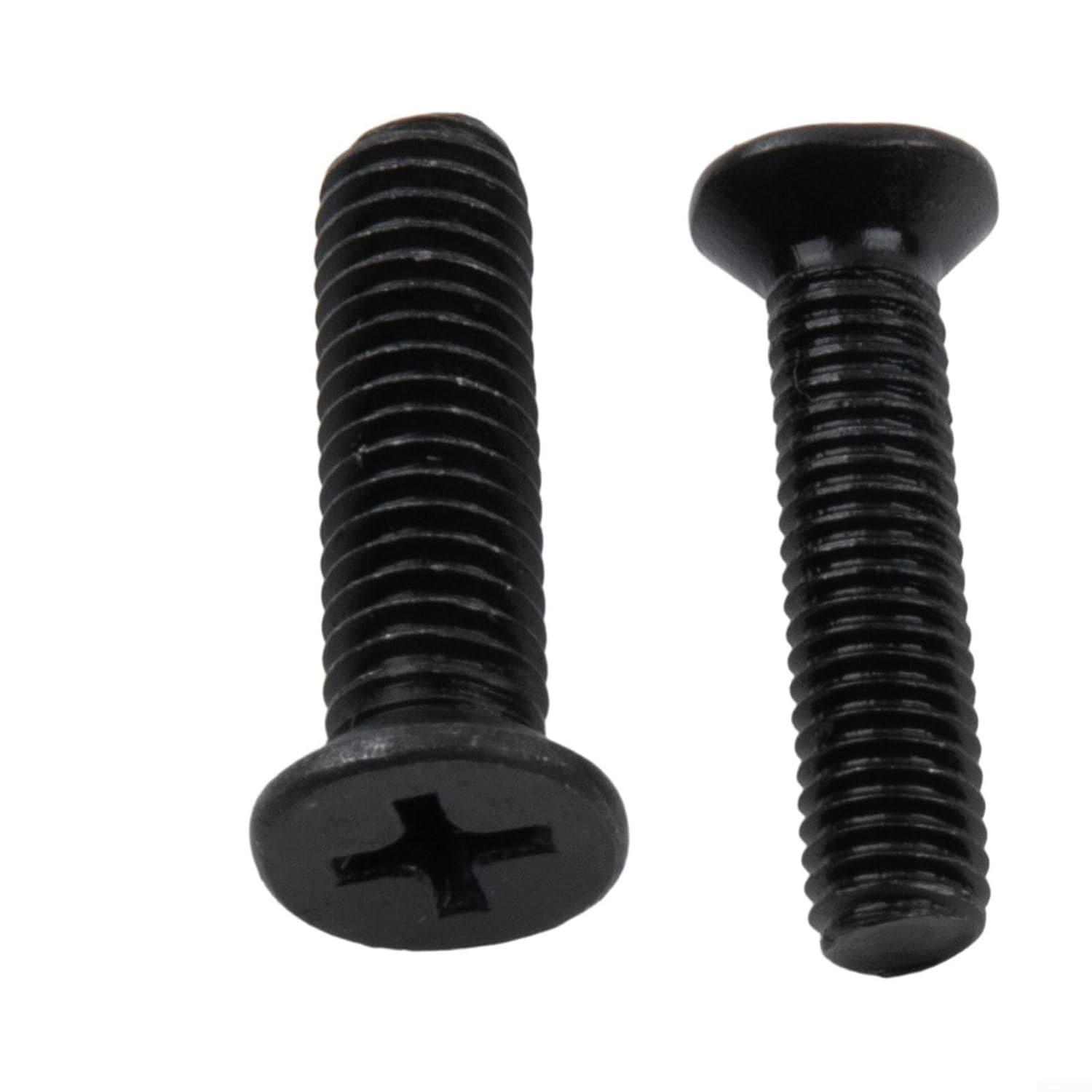 20-Pack Left Hand Thread Fixing Screws for Drill Chuck Adapter, M5 M6 x 22mm 25mm Flush Head Bolts, Black Alloy Steel Reverse Thread Fasteners for Power Tools(M5x25mm)