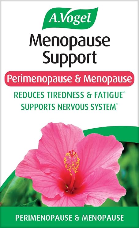 A.Vogel Menopause Support | Menopause Supplement | Support for Perimenopause & Menopause Symptoms | Soy Isoflavones, Magnesium & Hibiscus | 60 Tablets