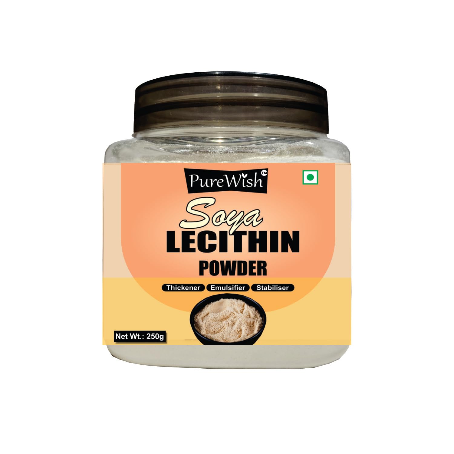 Soya Lecithin Powder (E322), 250g (Soy Lecithin Powder | Add to bakery | chocolate & confectionery products)