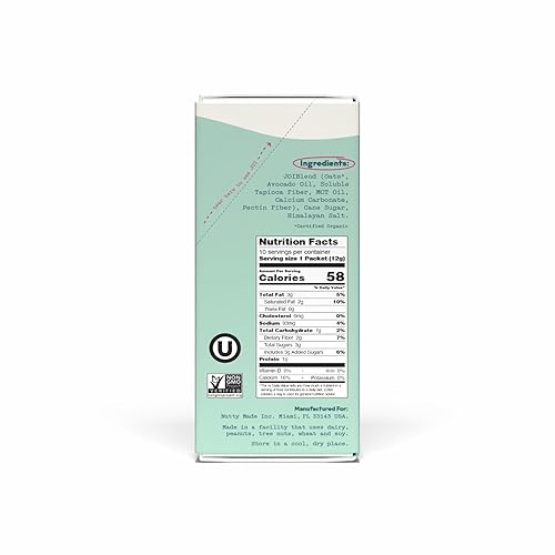 Miniatura 12 de JOI - Crema para café con leche de avena, caja de 10 unidades endulzada por JOI  Superalimento, vegano, sin lácteos, a base de plantas, Kosher,