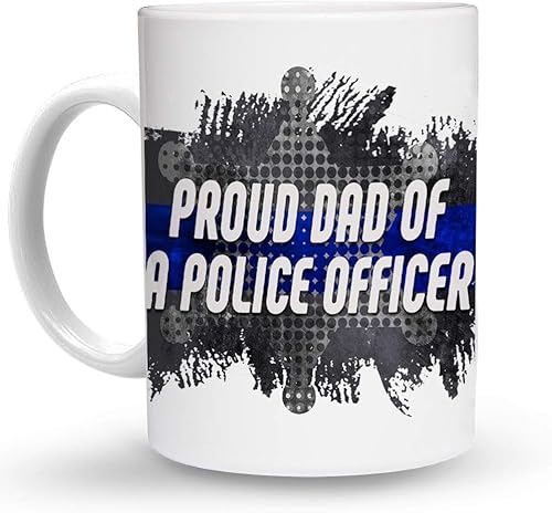 Makoroni - Taza de café con diseño de policía de policía (11 oz)
