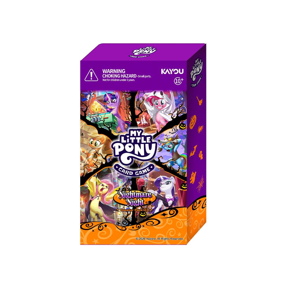 My Little Pony-Trading Card Game-Nightmare Night-Collector Box(5 Packs)-NA